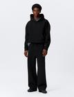Weekday Loose Fit Scuba Sweatpants Bottoms Sweatpants Black Weekday