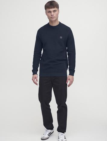 Solid Sdvalencia Tops Knitwear Round Necks Black Solid