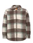 Timberland Wool Blend Shacket Designers Jackets Wool Jackets Brown Timberland
