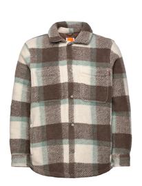 Timberland Wool Blend Shacket Designers Jackets Wool Jackets Brown Timberland