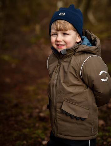 mikk-line Winter Jacket 3D Outerwear Jackets & Coats Winter Jackets Brown Mikk-line