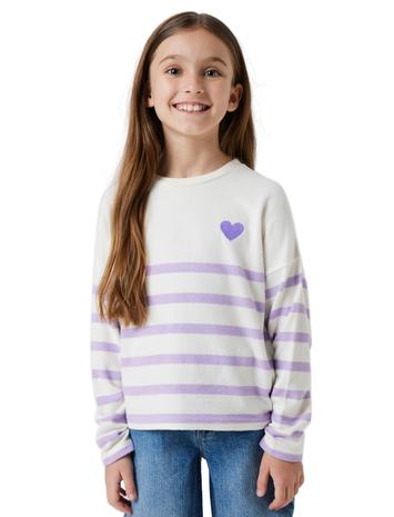 name it Nkfline Ls Knit Ps Noos Tops Knitwear Pullovers Multi/patterned Name It