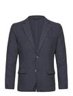 Lindbergh Cotton Linen Blazer Suits & Blazers Blazers Single Breasted Blazers Navy Lindbergh