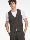 Lindbergh Mens Waistcoat For Suit Puvun Liivi Brown Lindbergh