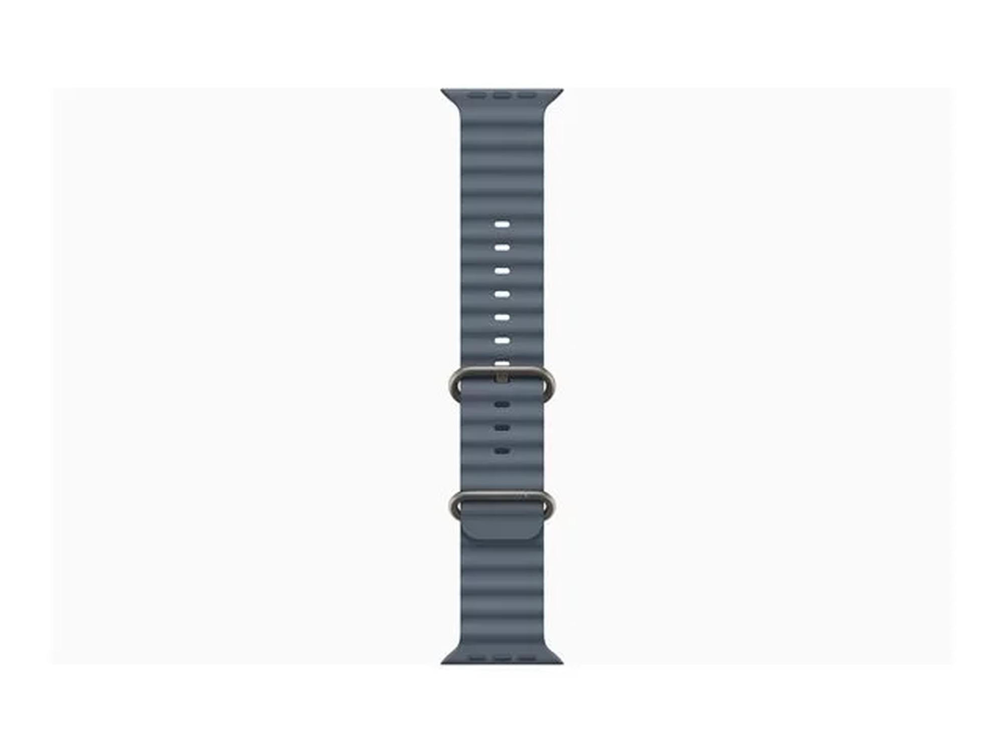 Apple Watch Ultra 3 (2025) GPS + 5G 49mm Natural Titanium Case with Blue Trail Loop S/M