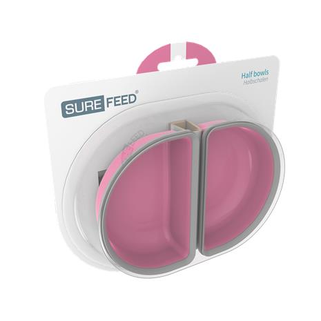 SureFeed Feeder Half Bowl - Vaaleanpunainen 2-kpl – kuva 1/1