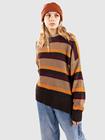 Passenger Reflection Stripey Jumper Neule toffee brown multi stripe Naiset