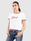 Vans Apple Boom Ringer T-Paita white / mauvewood Naiset