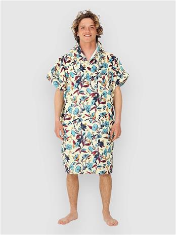 After Humming Birds Surf Poncho almond
