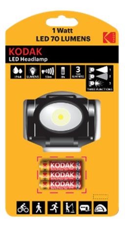 Kodak LED Headlamp, otsalamppu 3 W, 150 lm, IP44