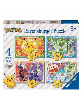 Ravensburger Pokémon Puzzle - 4 Puzzles Lattia – kuva 1/2