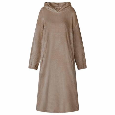 vidaXL Viltti-huppari Camel s Flanelli