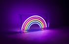 Fuj:tech Neon Rainbow -LED pöytä- tai seinävalaisin