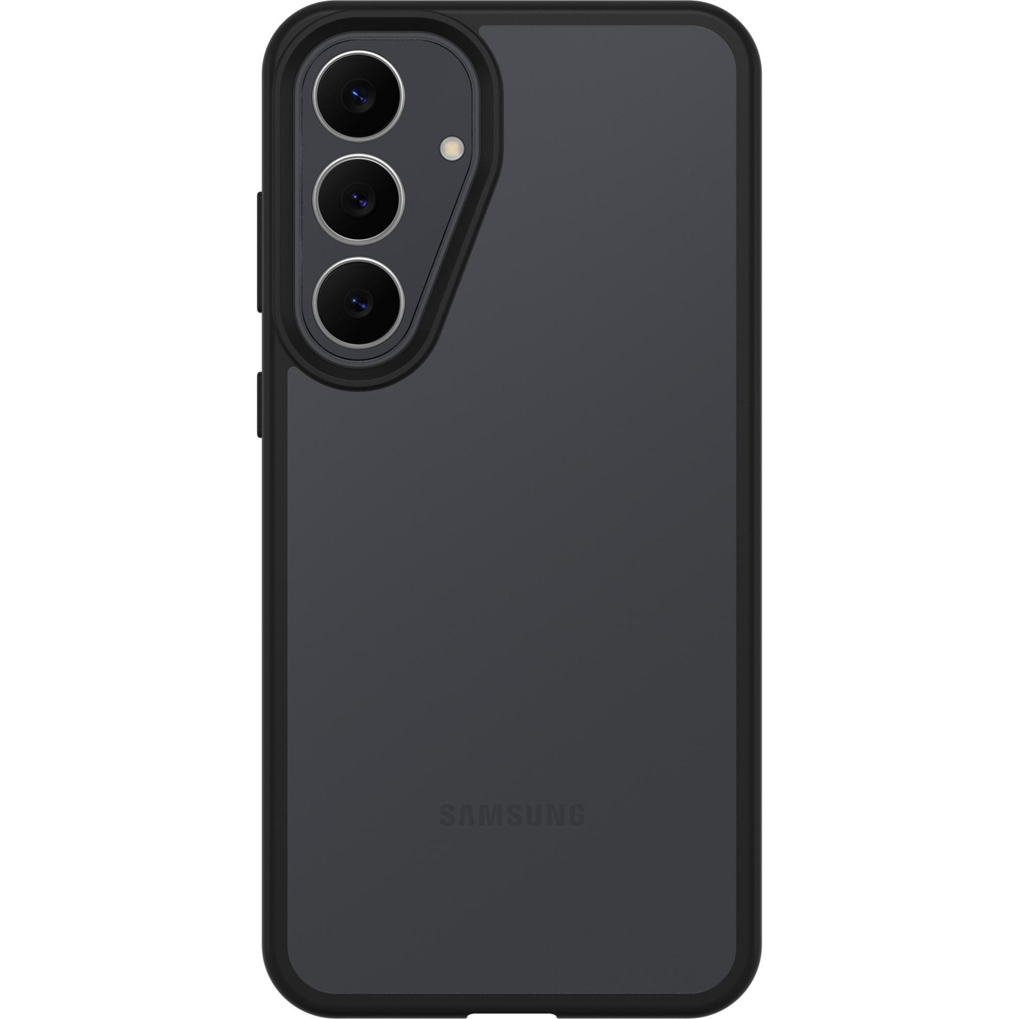 Musta Takakuori Samsung Galaxy S25 FE -puhelimelle