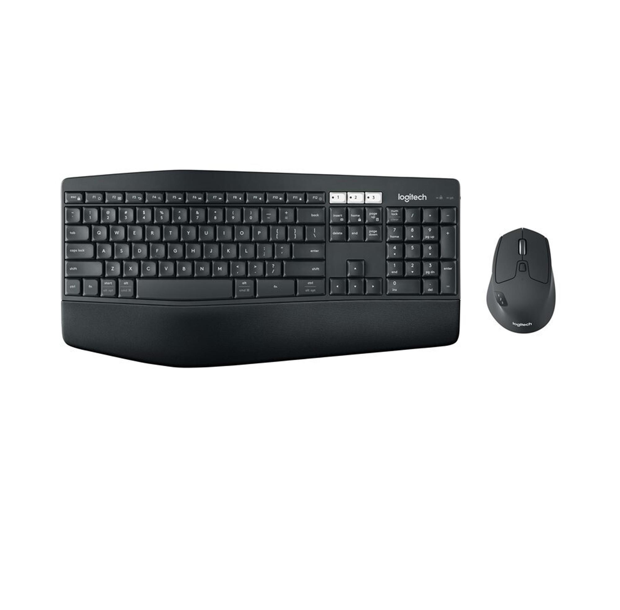 Logitech MK850 Performance - keyboard and mouse set - Spanish - Näppäimistö ja Hiirisetti - Espanjalainen - Musta