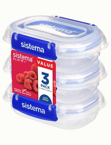 Sistema Rectangle Klip It Plus 3Pack 180ml