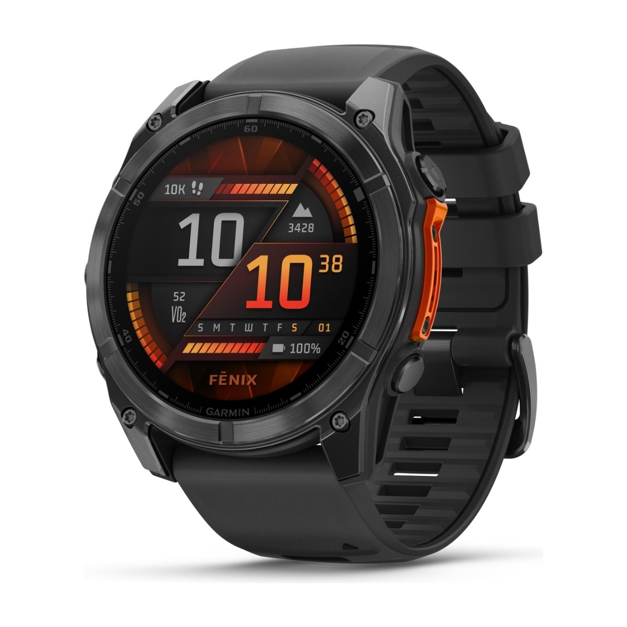 Garmin Fenix 8 51mm Amoled Sapphire Carbon Gray DLC Titanium-Black 010-02905-21
