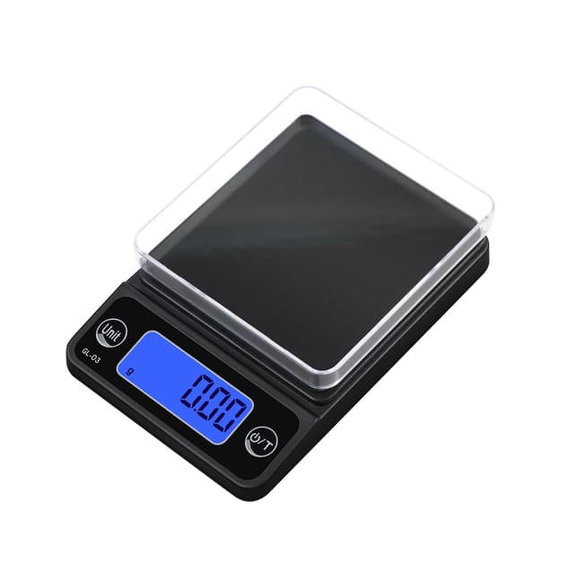 Kannettava digitaalinen vaaka, kultasepän vaaka, tarkkuusvaaka, kultavaaka 500g/0.1g Black