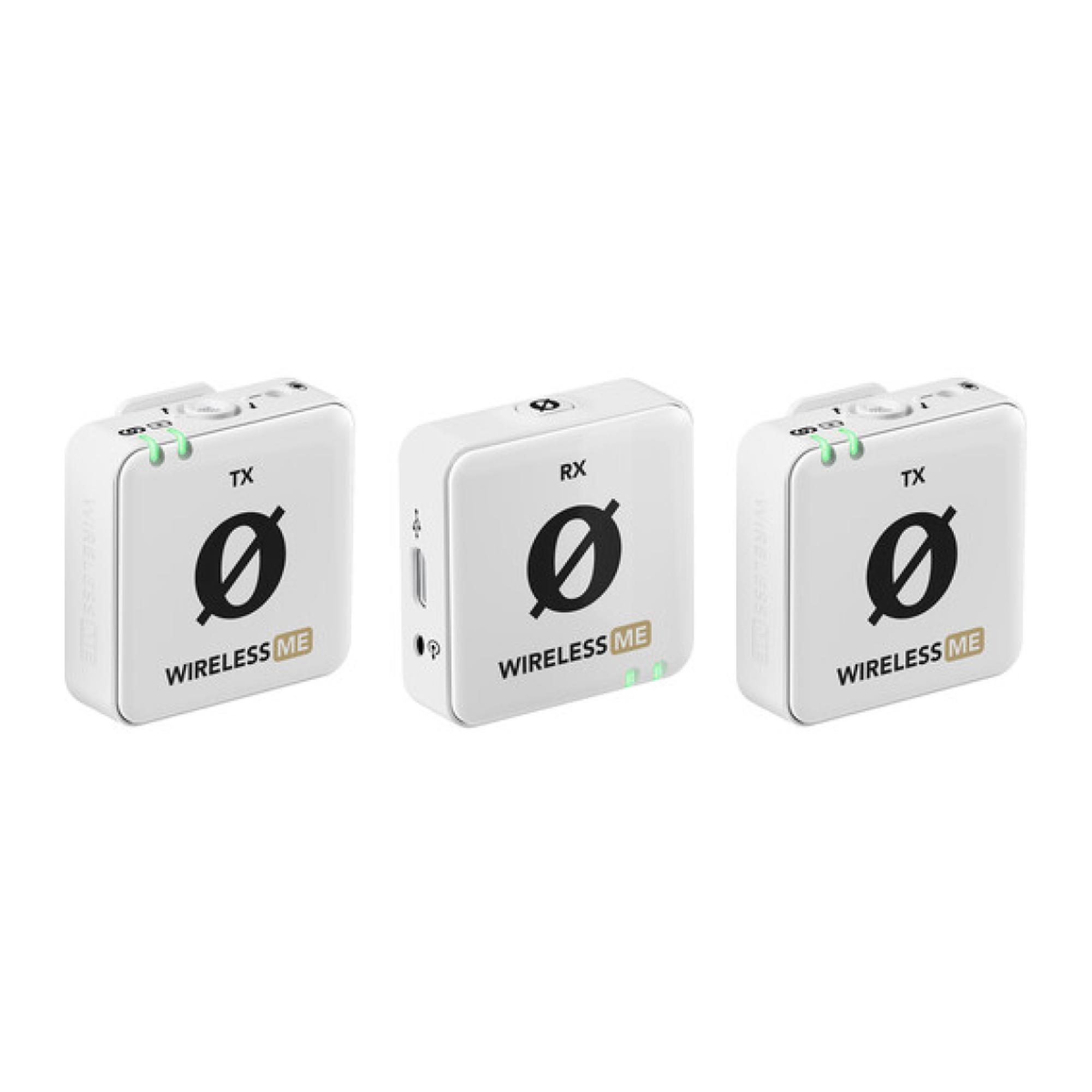 Rode Wireless ME Dual -langaton mikrofonijärjestelmä, valkoinen