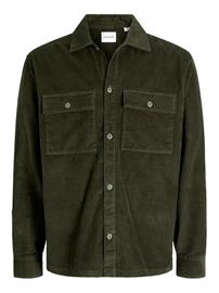 Jack & Jones - JJEPERFECT CORDUROY OVERSHIRT LS SN - Pitkähihainen - Miehet - Vihreä
