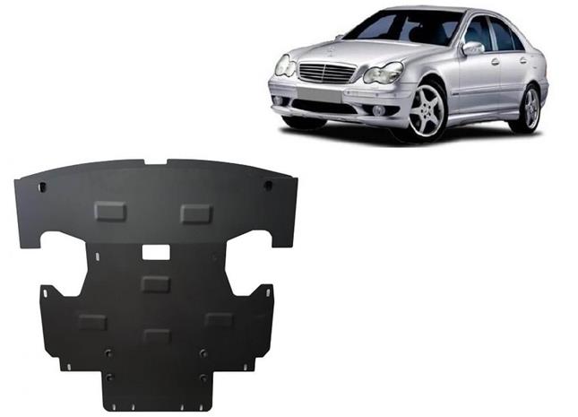Pohjapanssari moottorille Mercedes C-Class (2000-2007), terästä