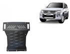 Pohjapanssari moottorille ja jäähdyttimelle Mitsubishi Pajero 4 V80, V90 (2007-2021), terästä