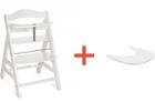 Hauck Alpha+ -syöttötuoli, White + Alpha Click Tray, White