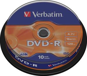 DVD+R-aihio (4,7 Gt), 10 kpl