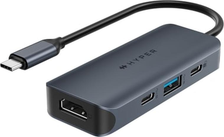 Hyper HyperDrive EcoSmart Gen.2 Universal USB-C 4-in-1 Hub w 100 W PD Power Pass-thru