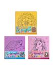 Grafix Paint by Number Glitter Canvas 9 pcs.