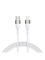Wozinsky WSTCL1 Lightning / USB-C PD 27W 1 m Cable - White – kuva 1