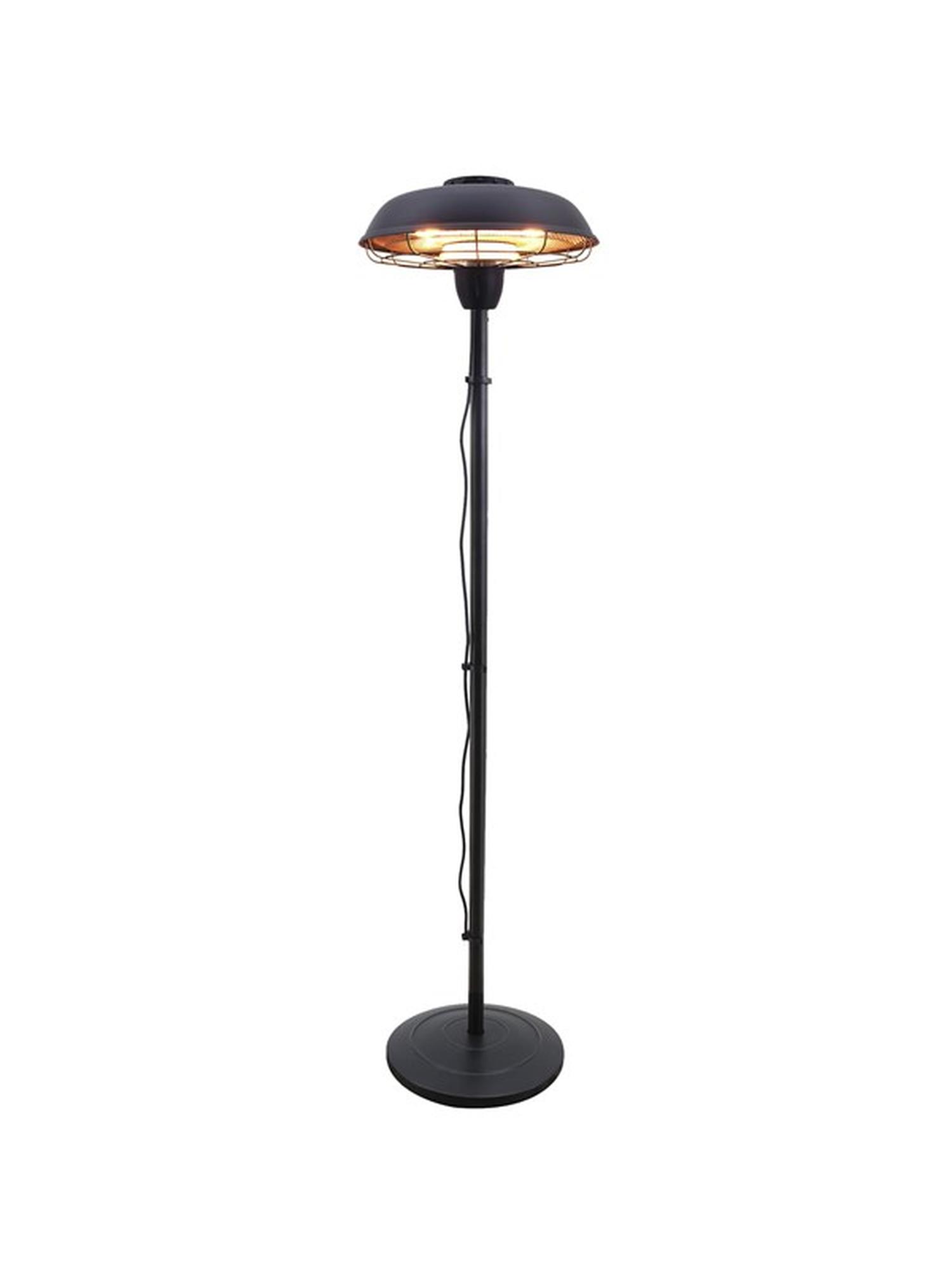 HORTUS Terassilämmitin 900/2100W lattiamalli, HA, musta