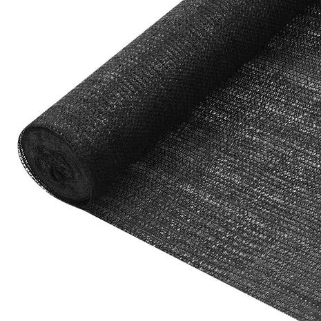 vidaXL Näkösuoja musta 3,6x50 m HDPE 75 g/m²