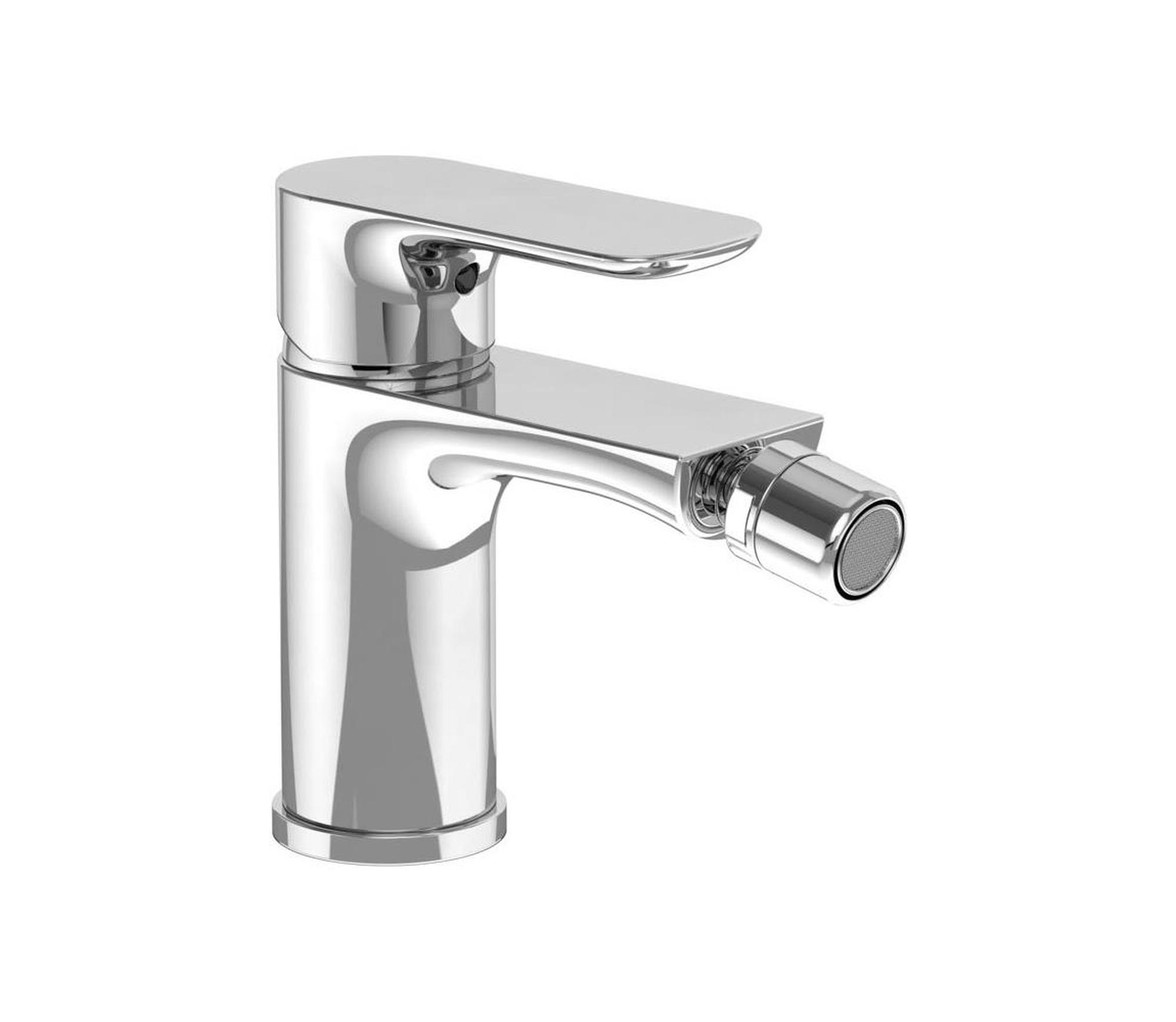 Villeroy & Boch TVB10420111061 - O.NOVO bide-sekoitin + pohjaventtiili, kiiltävä kromi