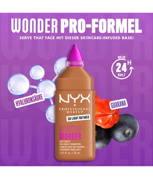 NYX PROFESSIONAL MAKEUP Make Em Wonder Foundation 30 Light Nutmeg