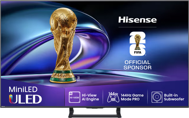 Hisense 55E8Q, 139,7 cm (55""), 3840 x 2160 pikseliä, LED, Älytelevisio, Wi-Fi, musta, Harmaa