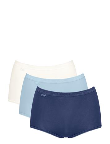 sloggi Sloggi Basic+ Maxi C3P Lingerie Panties High Waisted Panties Multi/patterned Sloggi