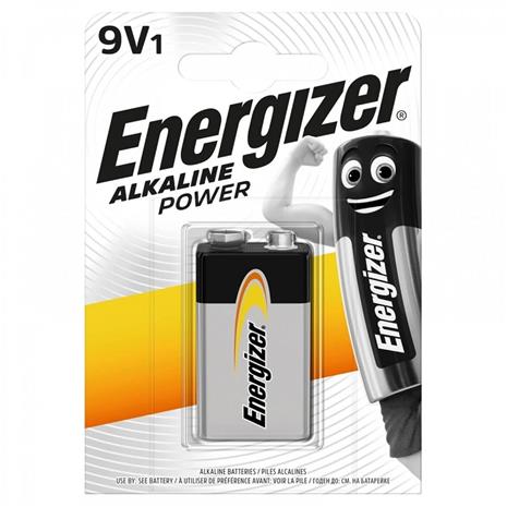 Energizer 9V/6LR61, alkaliteho, 1 kpl