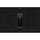 Electrolux 700 SenseFry SaphirMatt HHHB860FMC, induktiotaso jossa liesituuletin