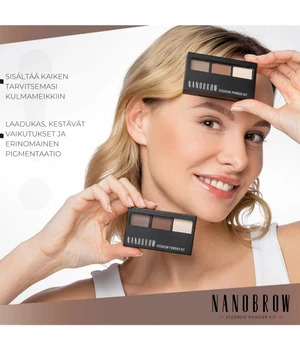 Nanobrow Eyebrow Powder Kit – Dark