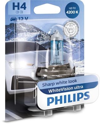 Hehkulankapolttimo sumuvalo, H4, Philips