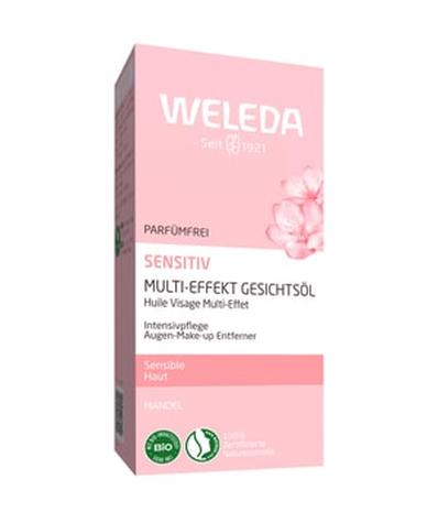 Weleda Sensitiv Multi-Effekt Gesichtsöl Mandel Kasvoöljy 50 ml