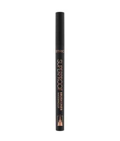 CATRICE Superproof Brush Liner Waterproof Eyeliner 0.45 ml Nr. 010 - Midnight Black