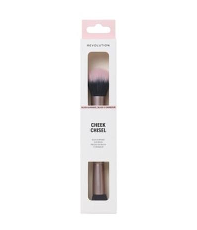 REVOLUTION Cheek Chisel Blush & Bronze Duo Brush Poskipunasivellin 1 kpl