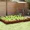 vidaXL Etanaaita 4 pcs Ruosteinen 100 x 3,5 x 25 cm Kulunut Teräs – kuva 1