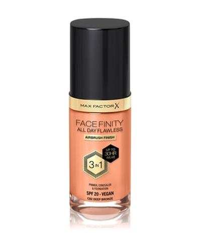 Max Factor Facefinity All Day Flawless Make-up Nestemäinen meikkivoide 30 ml Nr. 82. Deep Bronze