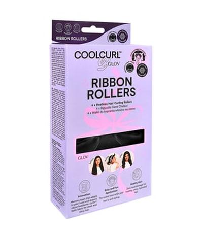 GLOV Cool Curl Ribbon Rollers - Black Papiljotit 1 kpl
