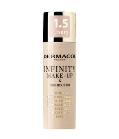 Dermacol Infinity Make-up & Corrector Voidemainen meikkivoide 20 g 1.5 Ivory