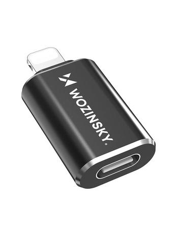 Wozinsky WALC-01 Lightning Adapter - USB-C - Black – kuva 1/3