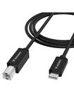 Wozinsky WKDDY2S USB-B - USB-C 2m Cable - Black
